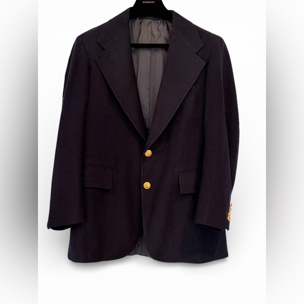 Vintage Ralph Lauren Navy Blazer with Gold Buttons